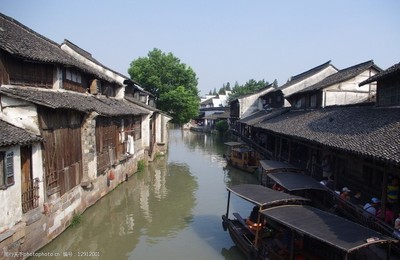 义乌古镇摄影图片