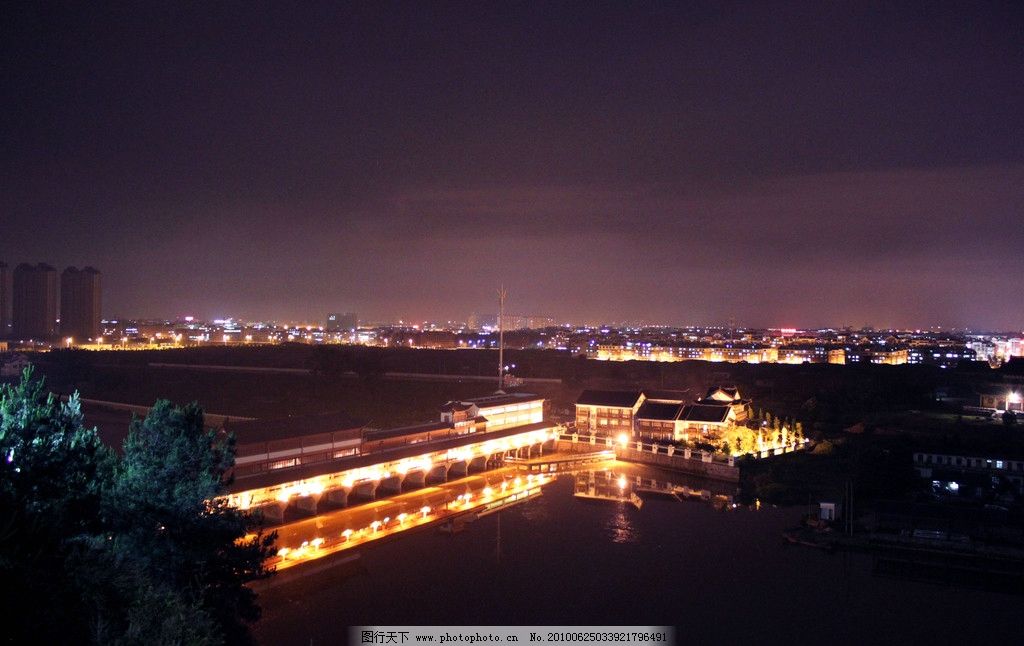 义乌 城市 夜色图片